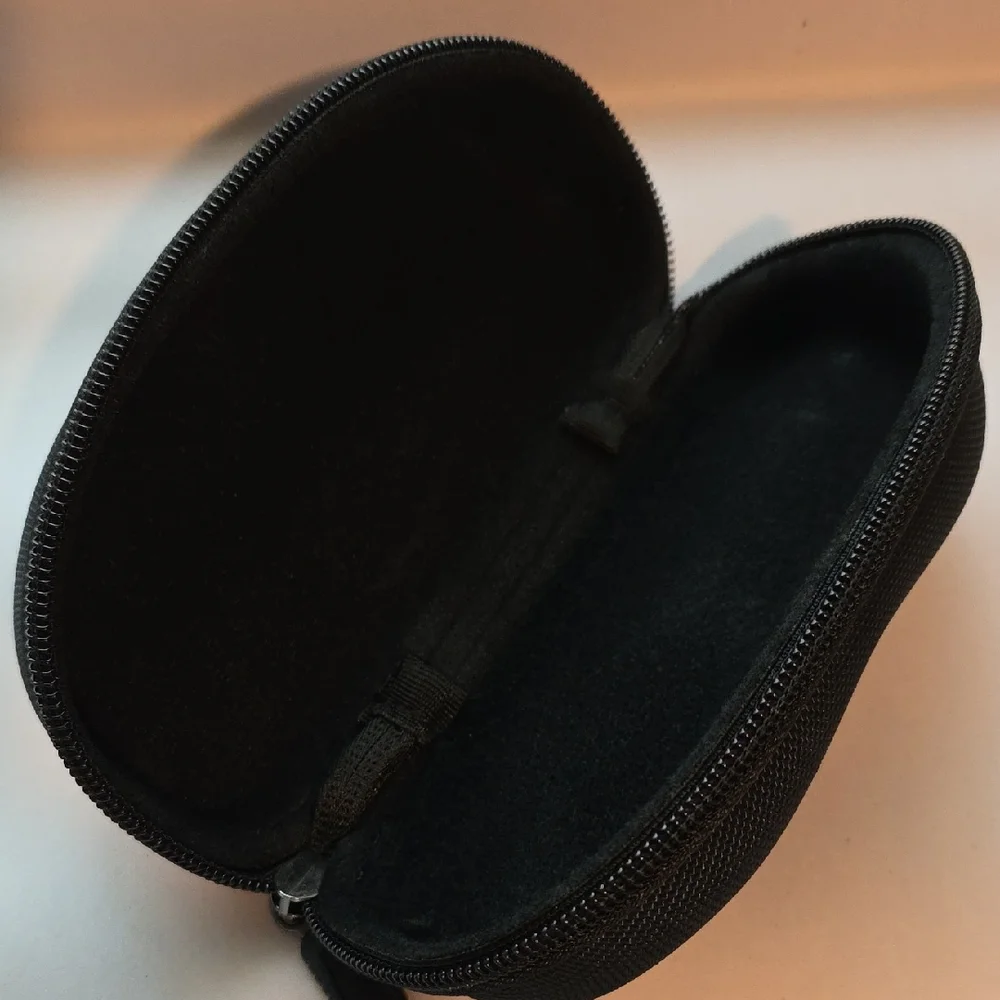 Black Zippered Sunglasses Case NWOT